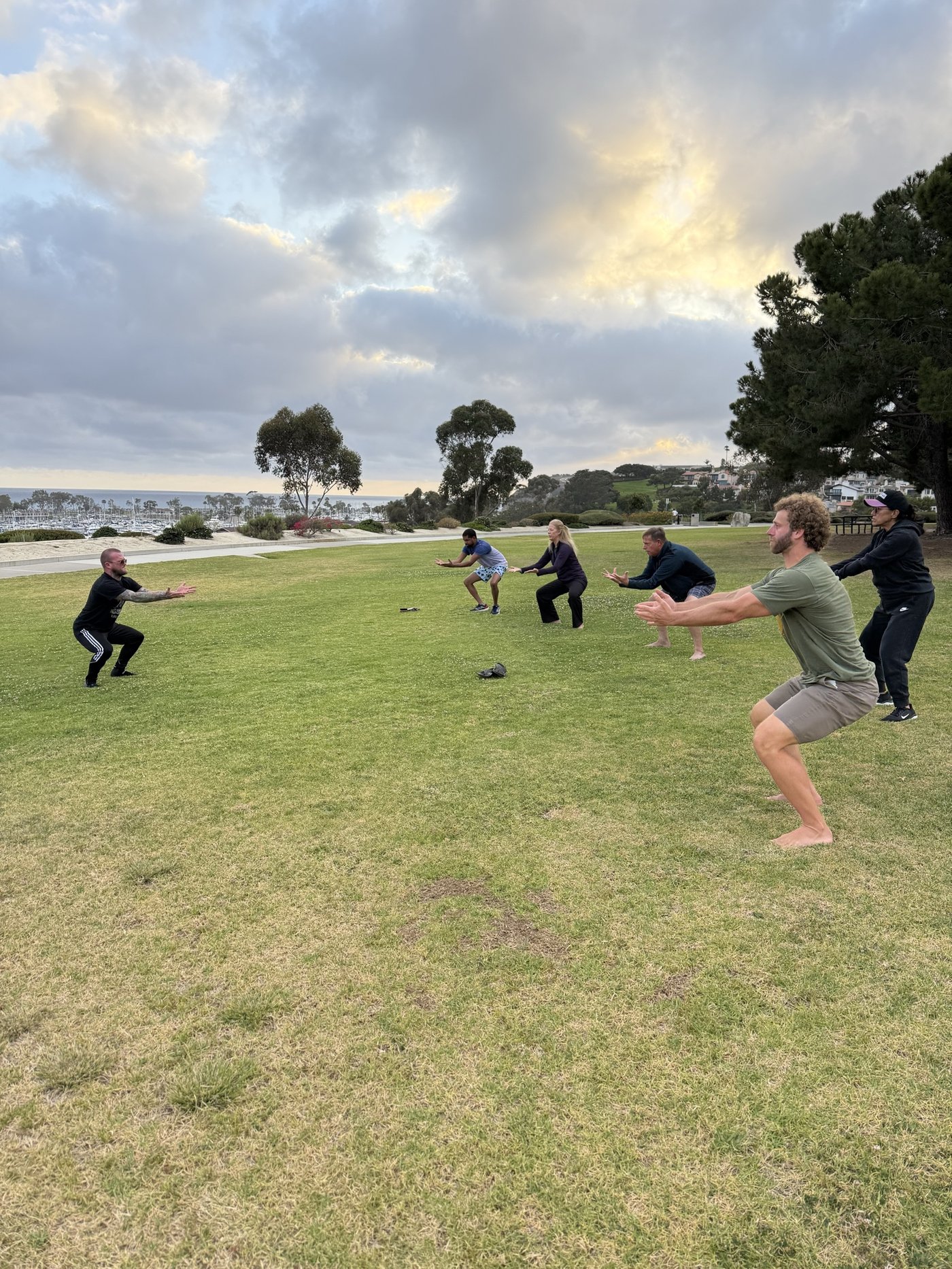 KCJK Korean Tai Chi group session outdoors