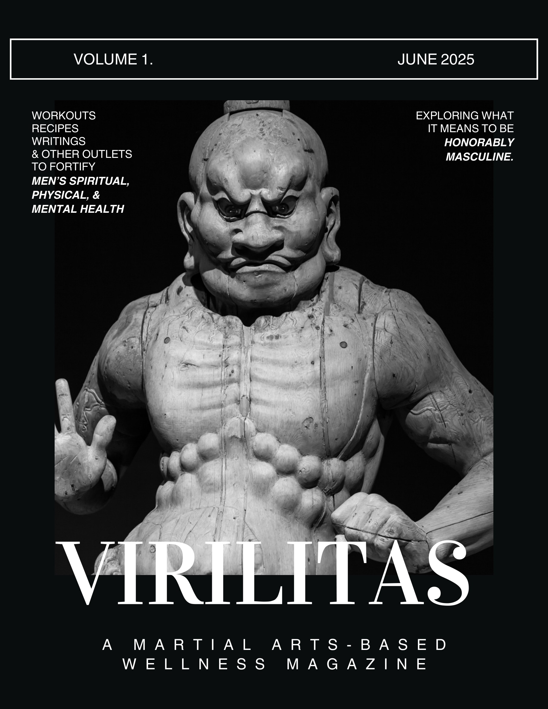 Virilitas magazine cover, Volume 1